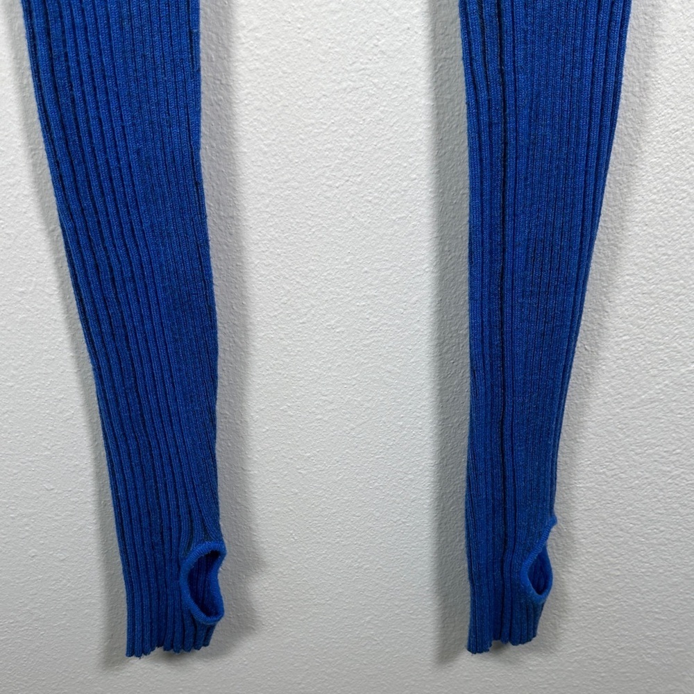 Daily Practice Anthropologie Two Tone Knit Set Zip Top S Leggings XS Athleisure - Picture 14 of 15